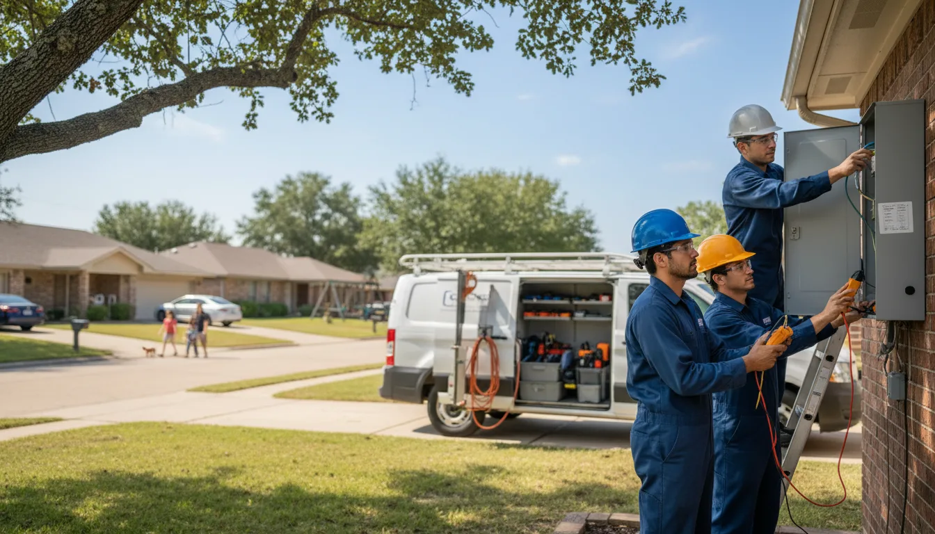 Certified electrician providing emergency electrical services in Elmwood, NE